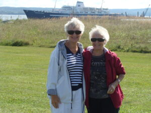 Waiting for the ferry to cross to Nova Scotia